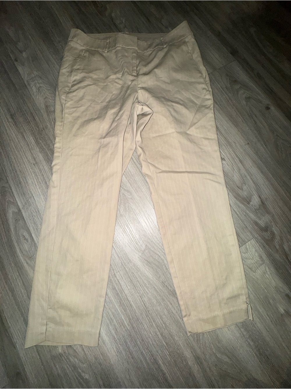 Lane Bryant Beige Straight Leg Pants